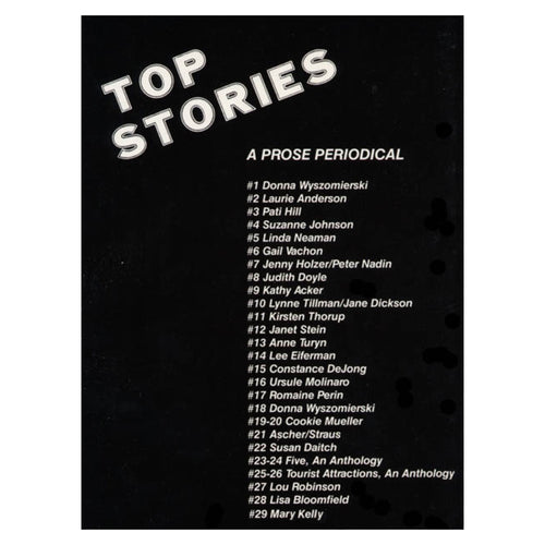 Top Stories: A Prose Periodical ed. Anne Turyn